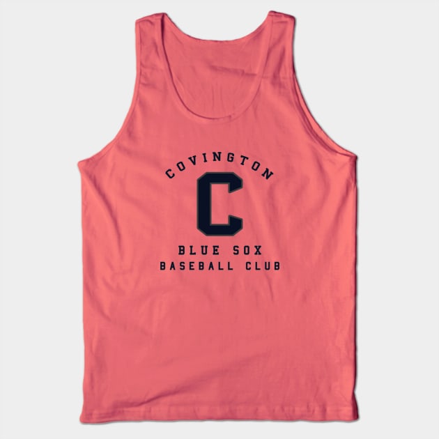 Covington Blue Sox Baseball Club Tank Top by CamMillerFilms